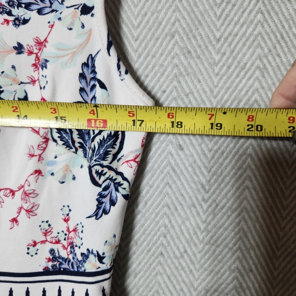 New York & Company Size M Floral Sleeveless  Mini Dress With Pockets - Picture 11 of 13